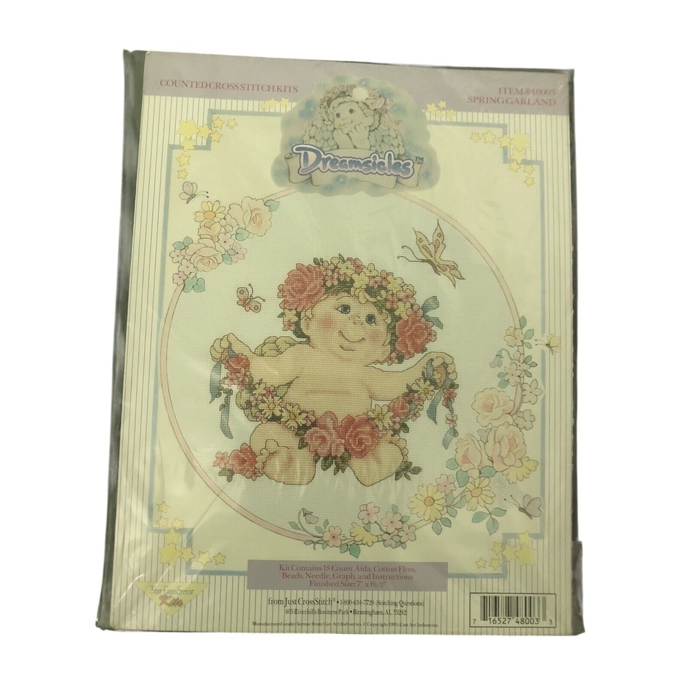 Dreamsicles Counted Cross Stitch Kit Spring‎ Garland From Just Cross Stitch New